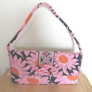 VERA BRADLEY PINK, "KNOT JUST A CLUTCH LOVES ME BREAST CANCER" SHOULDER BAG -NEW